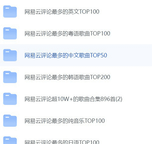网易云排行榜经典歌曲精选1546首合集 经典音乐合集 【MP3】【16.7GB】